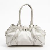 RRP £790.00 Lot To Contain 1 Celine Calf Leather Shoulder Tote Shoulder Bag In White - 34*19*