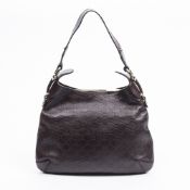 RRP £1,125.00 Lot To Contain 1 Gucci Calf Leather Creole Hobo Shoulder Bag In Brown - 36*29*1cm -