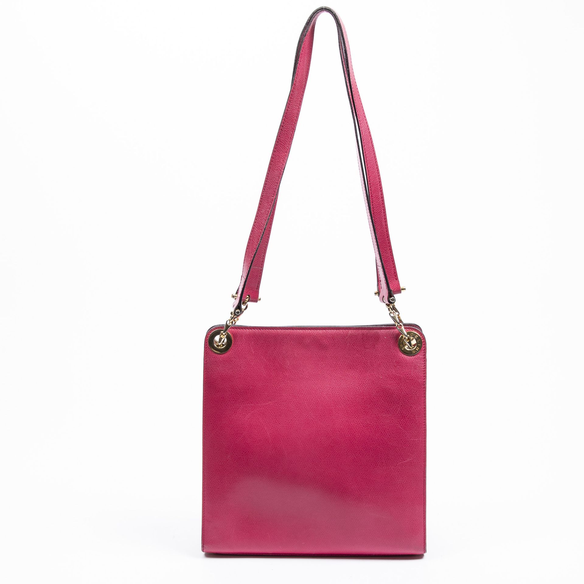 RRP £700 A Pink Celine Vintage Chain Shoulder Bag Calf Leather Grained Leather 27*27*10cm 27*27*10cm