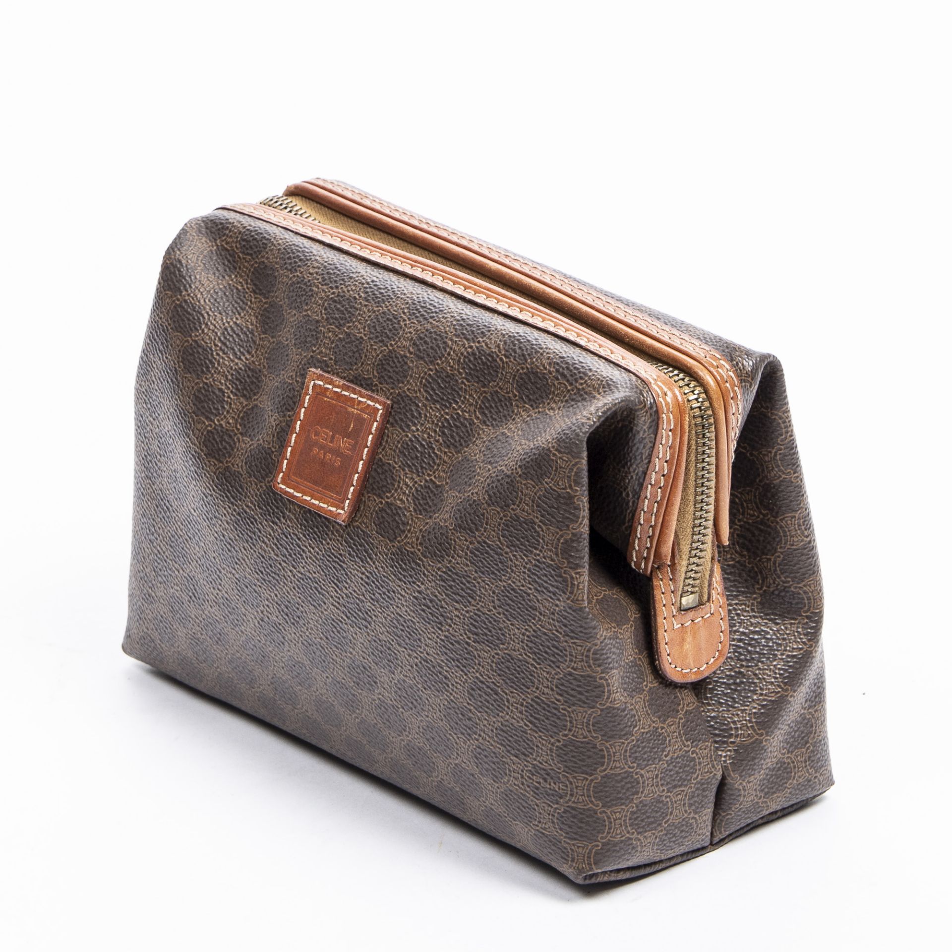 RRP £640 A Brown Celine Pouch Coated Canvas Macadam Coated Canvas 21*15*8cm 21*15*8cm AAT3351 - Image 2 of 3