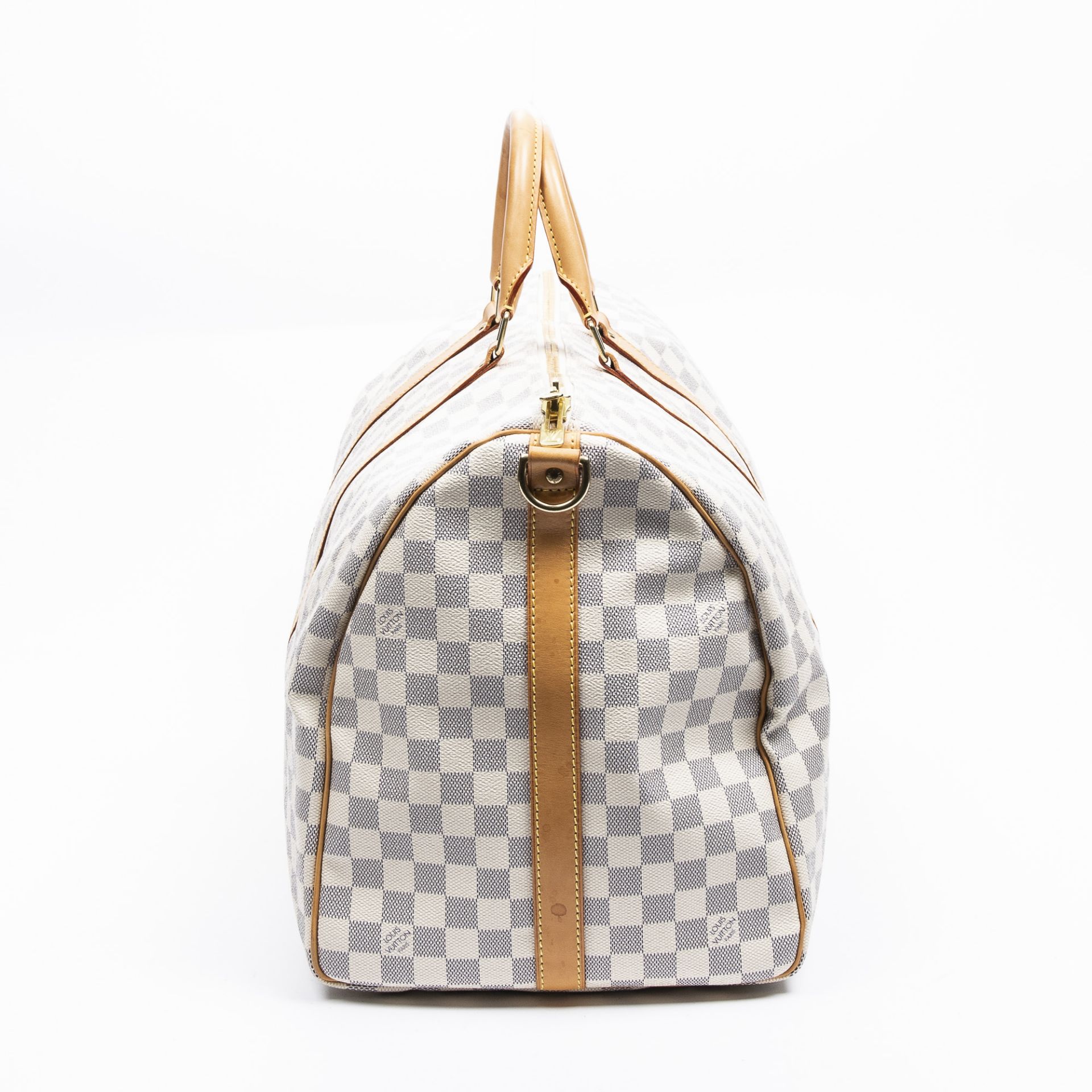RRP £1,300.00 Lot To Contain 1 Louis Vuitton Coated Canvas Keepall Bandouliere Shoulder Bag In Ivory - Image 3 of 3