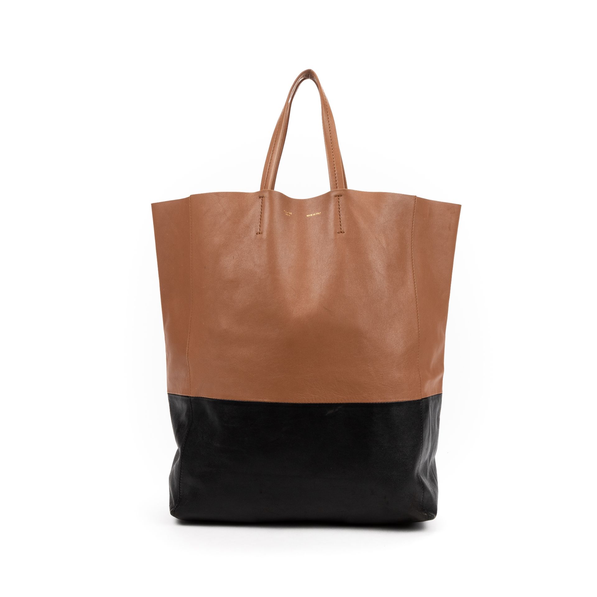 RRP £800 AB Black/Brown Celine Bi-color Tote Calf Leather Smooth Leather 30*40*13cm 30*40*13cm AAR24 - Image 2 of 7