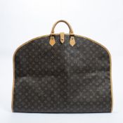 RRP £2,000.00 Lot To Contain 1 Louis Vuitton Coated Canvas Garment Bag Shoulder Bag In Brown - 96*