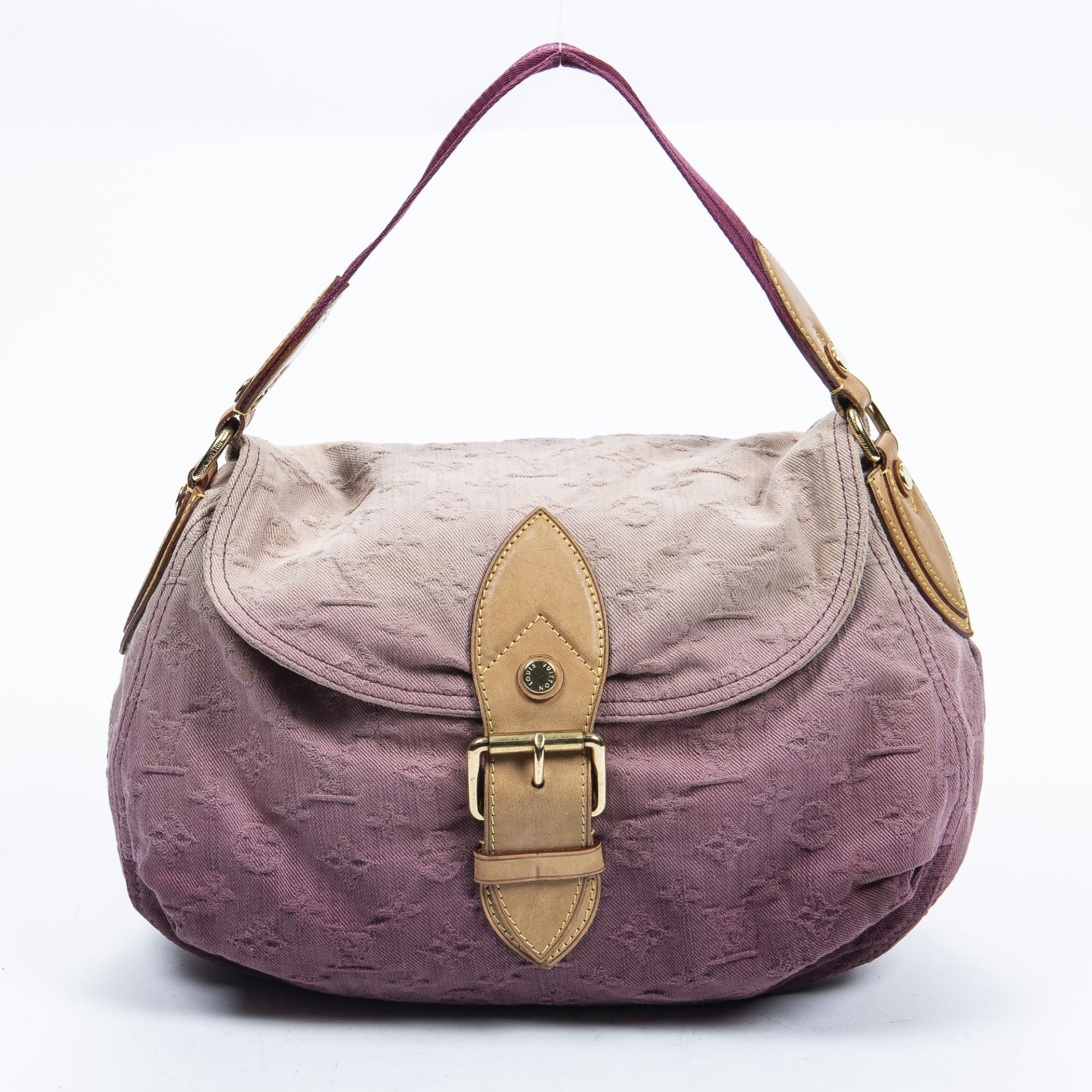RRP £1,350.00 Lot To Contain 1 Louis Vuitton Coated Canvas Sunshine shoulder Bag In Gradient