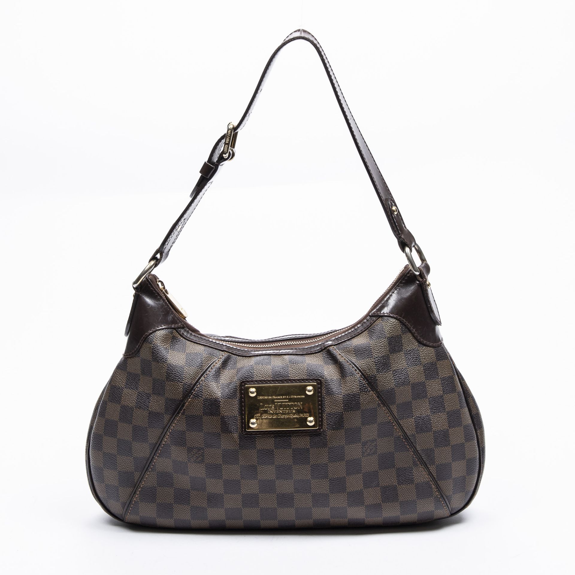 RRP £1,040.00 Lot To Contain 1 Louis Vuitton Coated Canvas Thames Shoulder Bag In Brown - 33*25*