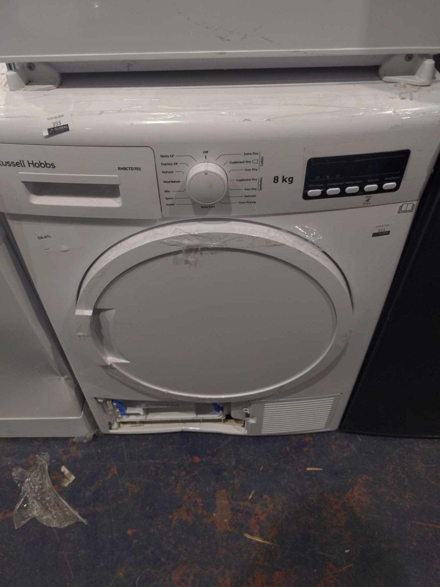 RRP £290 Russell Hobbs Rh8Ctd701 Freestanding Condenser Dryer(Sp) - Image 2 of 2