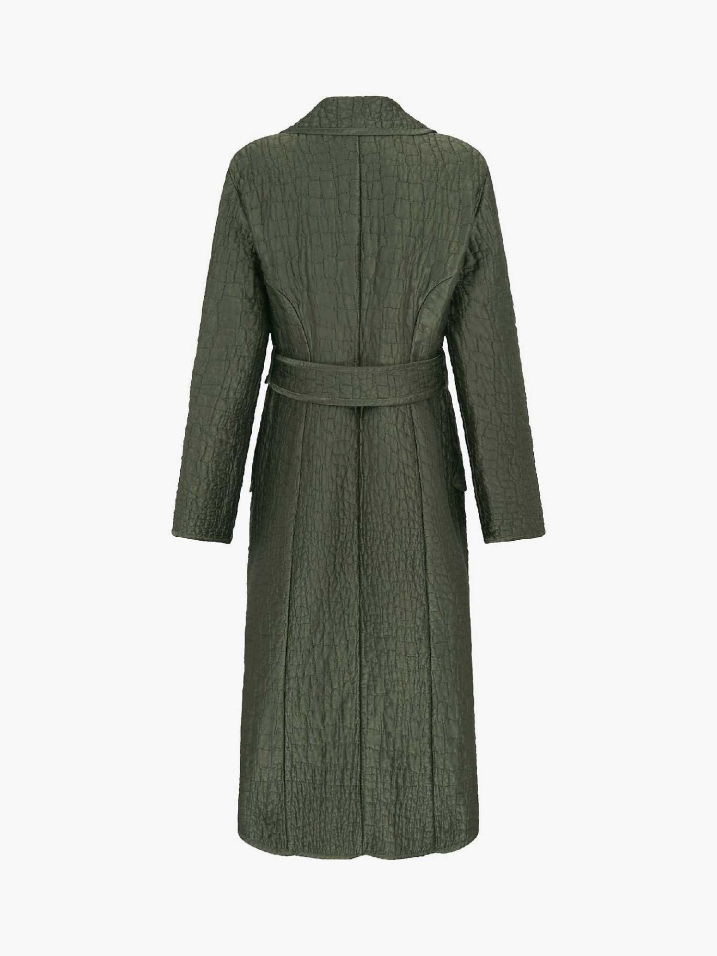 RRP £100 Unbagged John Lewis Green Long Coat (Sp)