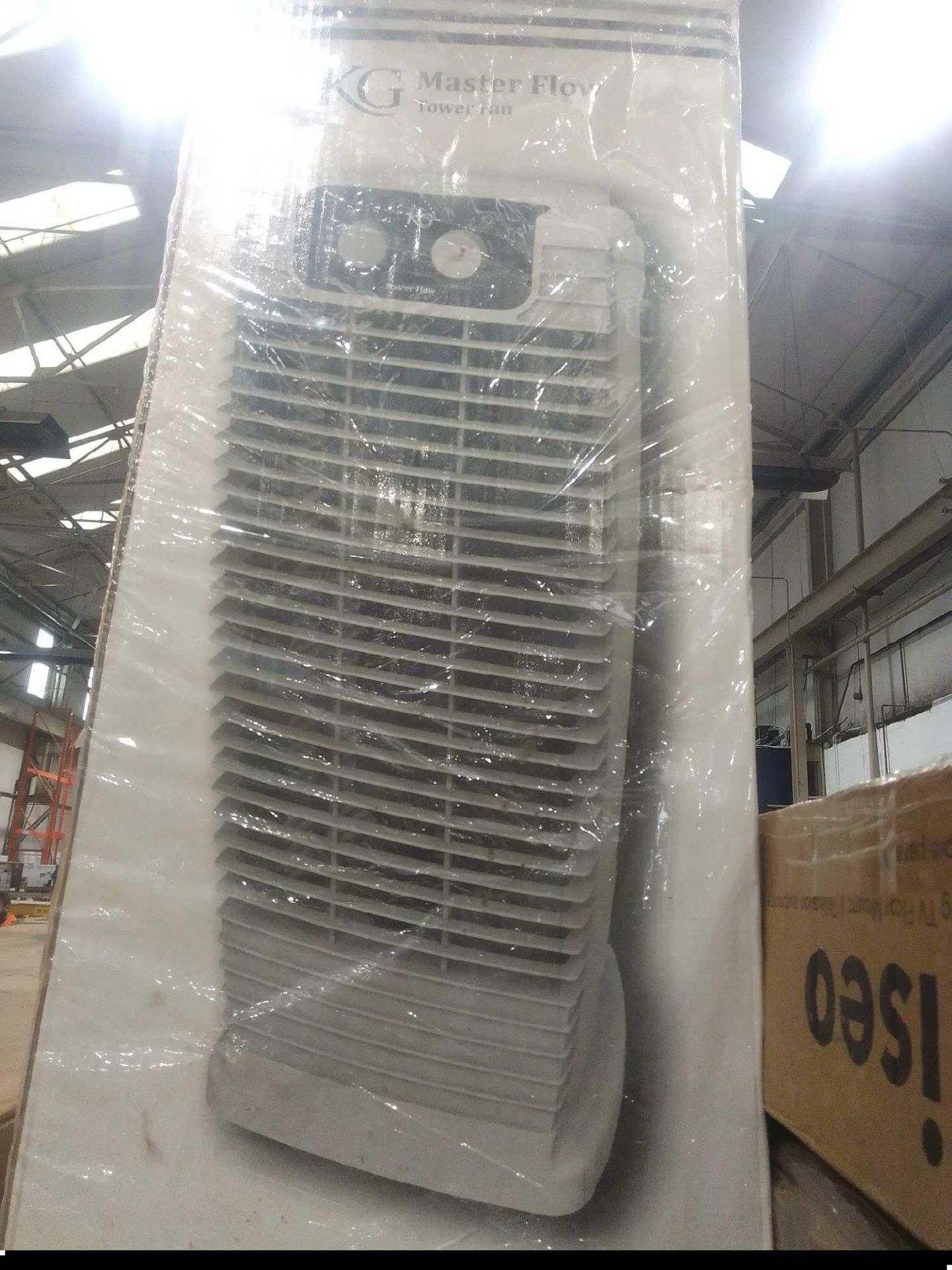 RRP £150 X2 Boxed Kg Master Flow Tower Fan - Image 2 of 2