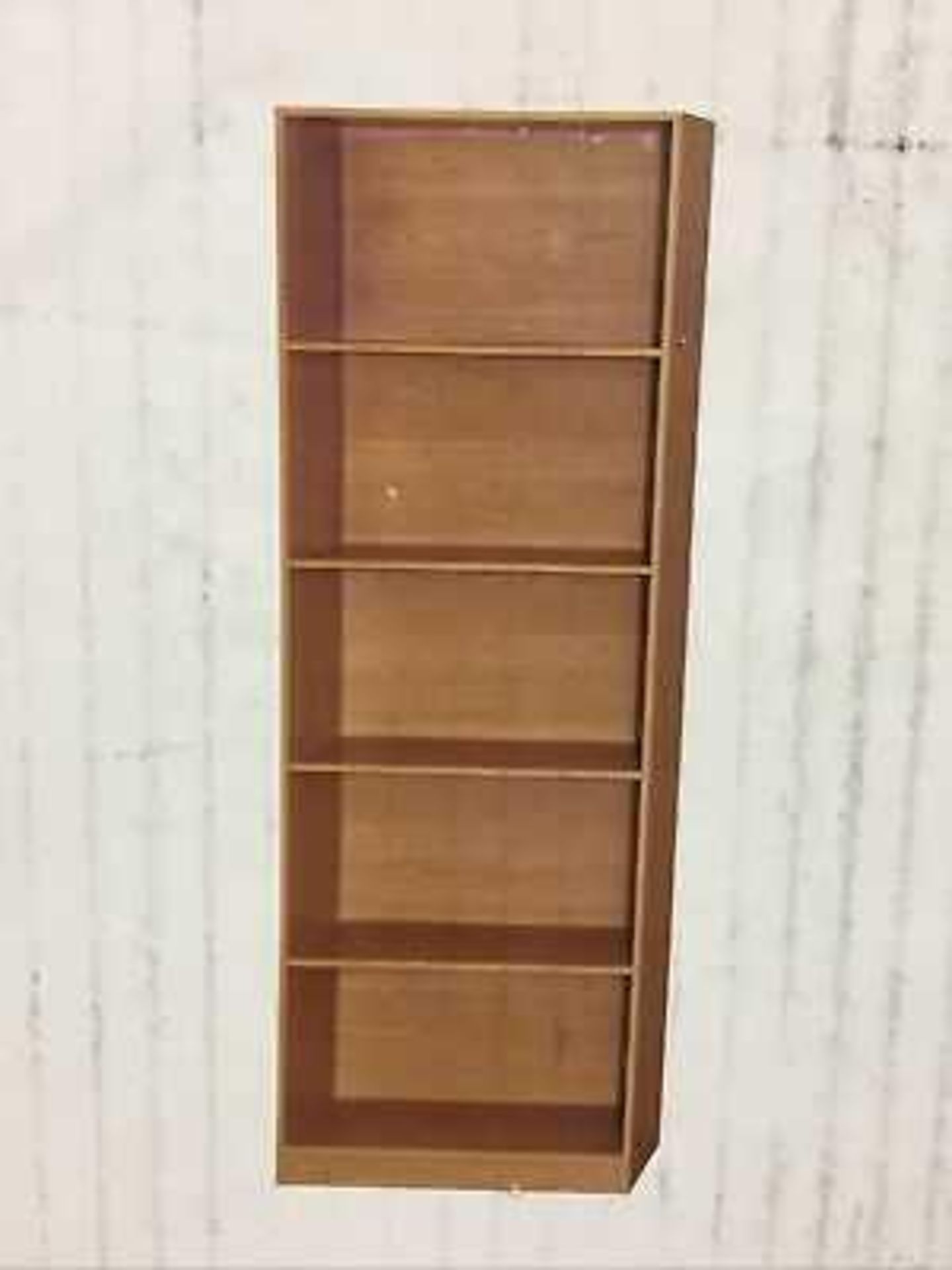 RRP £85 Boxed Vida Designs Cambridge 5 Tier Oak Effect Bookcase - Image 2 of 2