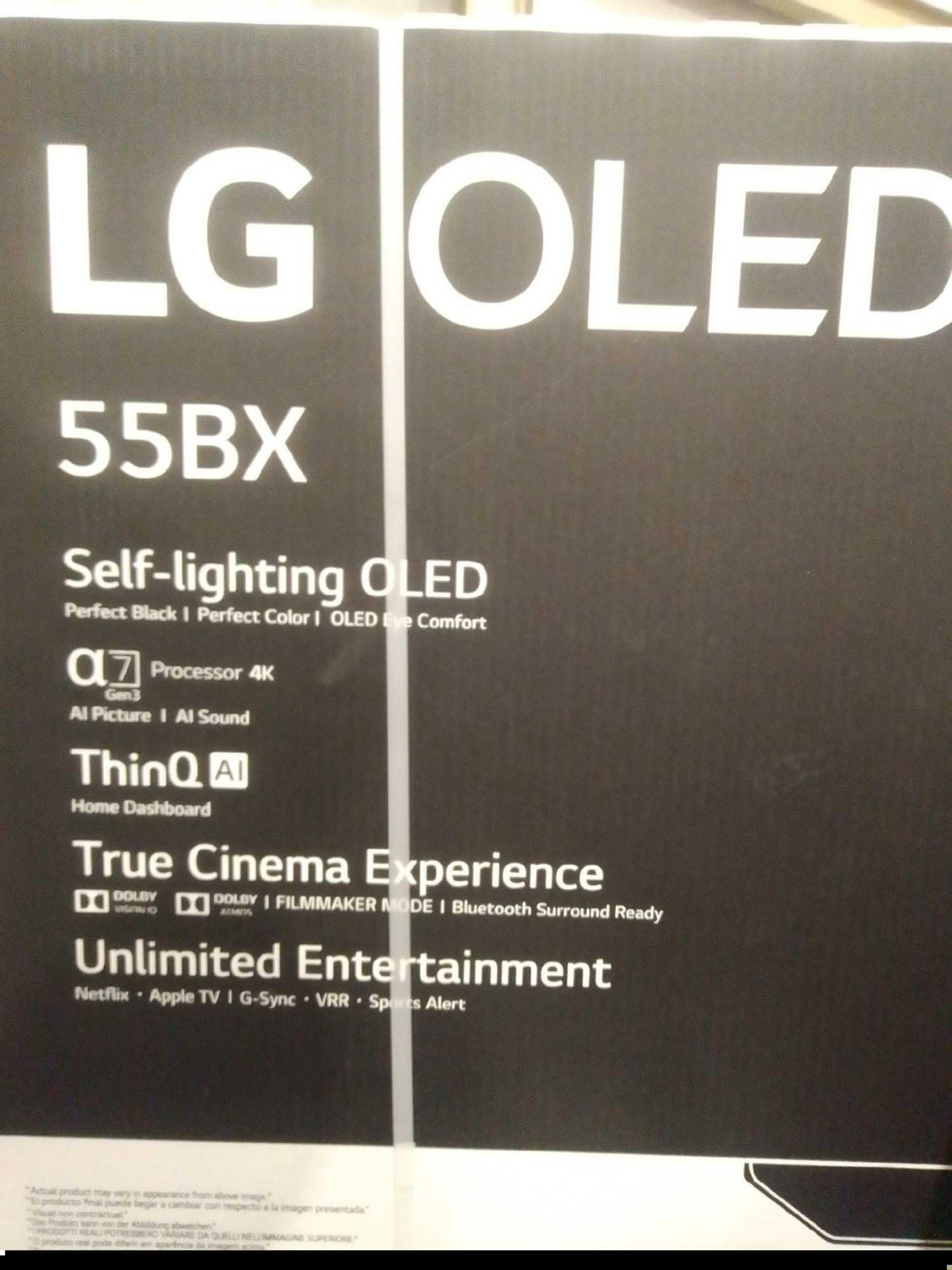 RRP £1000 Boxed Brand New Lg Oled55Bx6Lb 55" 4K Oled Smart Tv