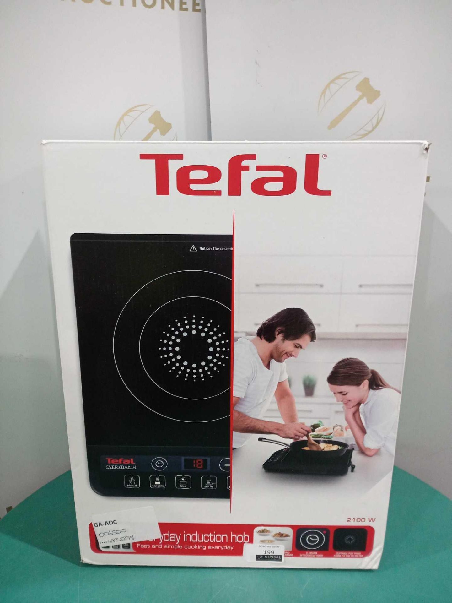 RRP £65 Boxed Tefal Everyday 2100W Induction Hob - Image 2 of 2