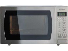 RRP £60 Bagged John Lewis Grey/Black Microwave