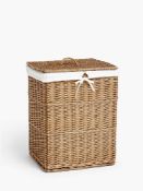 RRP £80 Boxed Cane Laundry Basket(01701196)(Sp)