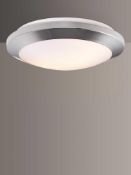 RRP £110 Lot To Contain 2 Items To Include Bathroom Ceiling Light, Brasserie Shcool House Wall Light