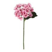 RRP £120 Boxed Hydrangea Stem Flower Light Pink (Sp)