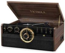 RRP £180 Boxed Victrola Empire 6In1 3 Speed Turntable