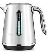 RRP £100 Boxed Sage Kettle In Silver(01695149)(Sp)