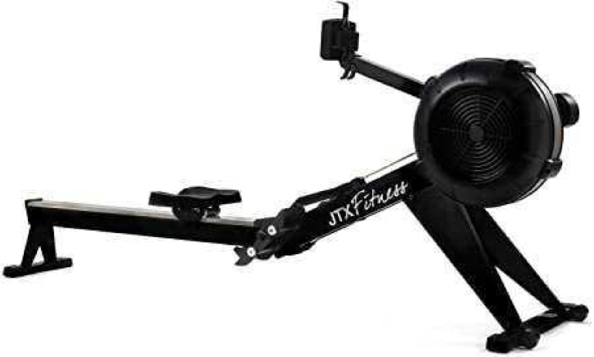 RRP £500 Boxed Jtx Freedom Air: Foldable Rowing Machine - Dual Air & Magnetic Resistance - 2 Year In