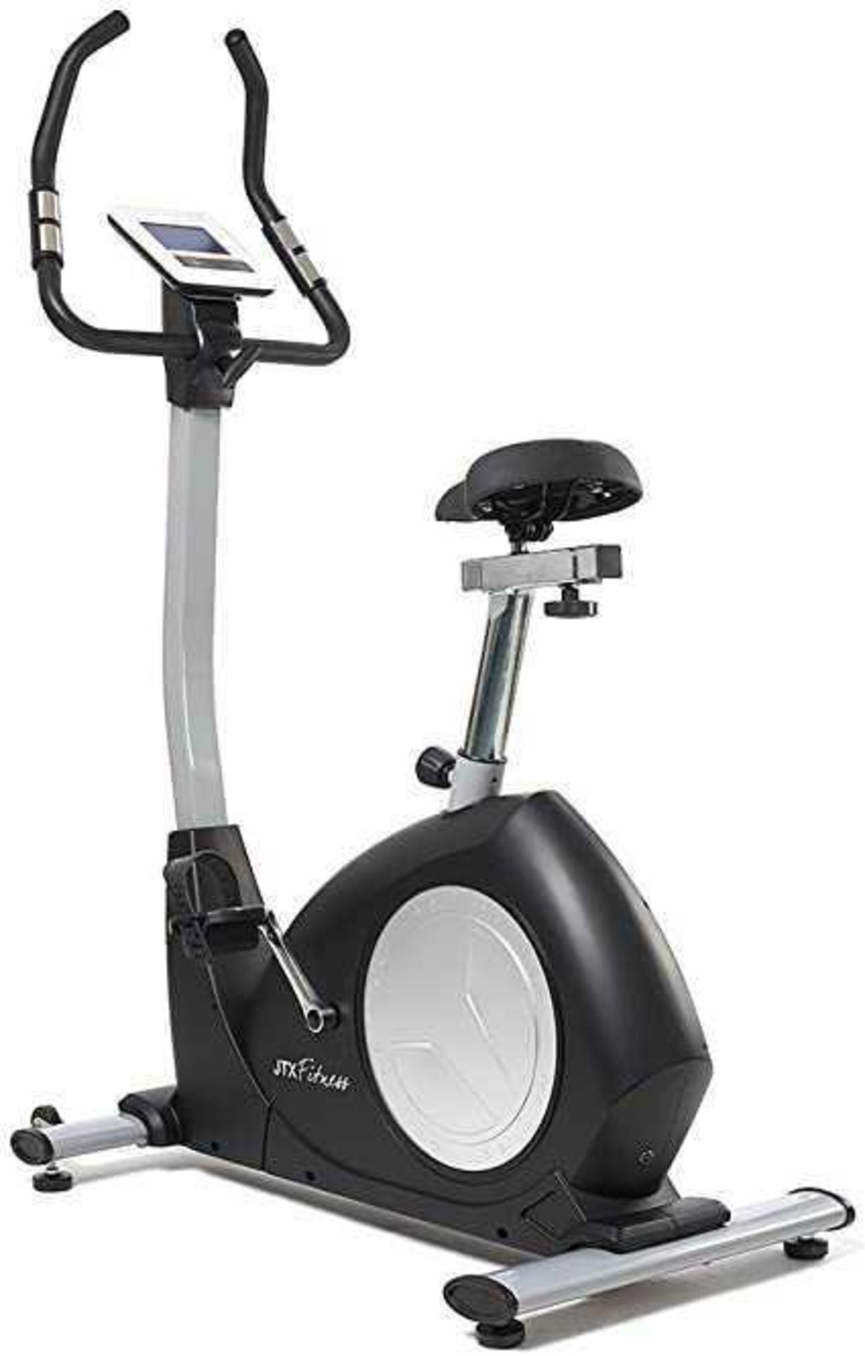 RRP £400 Unboxed Jtx Cycle-Go: Home Exercise Bike - Compact Upright Bike - 11Kg Flywheel - Full Colo