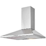 RRP £400 Boxed Stainless Steel Cooker Hood(No Brand (Sp)