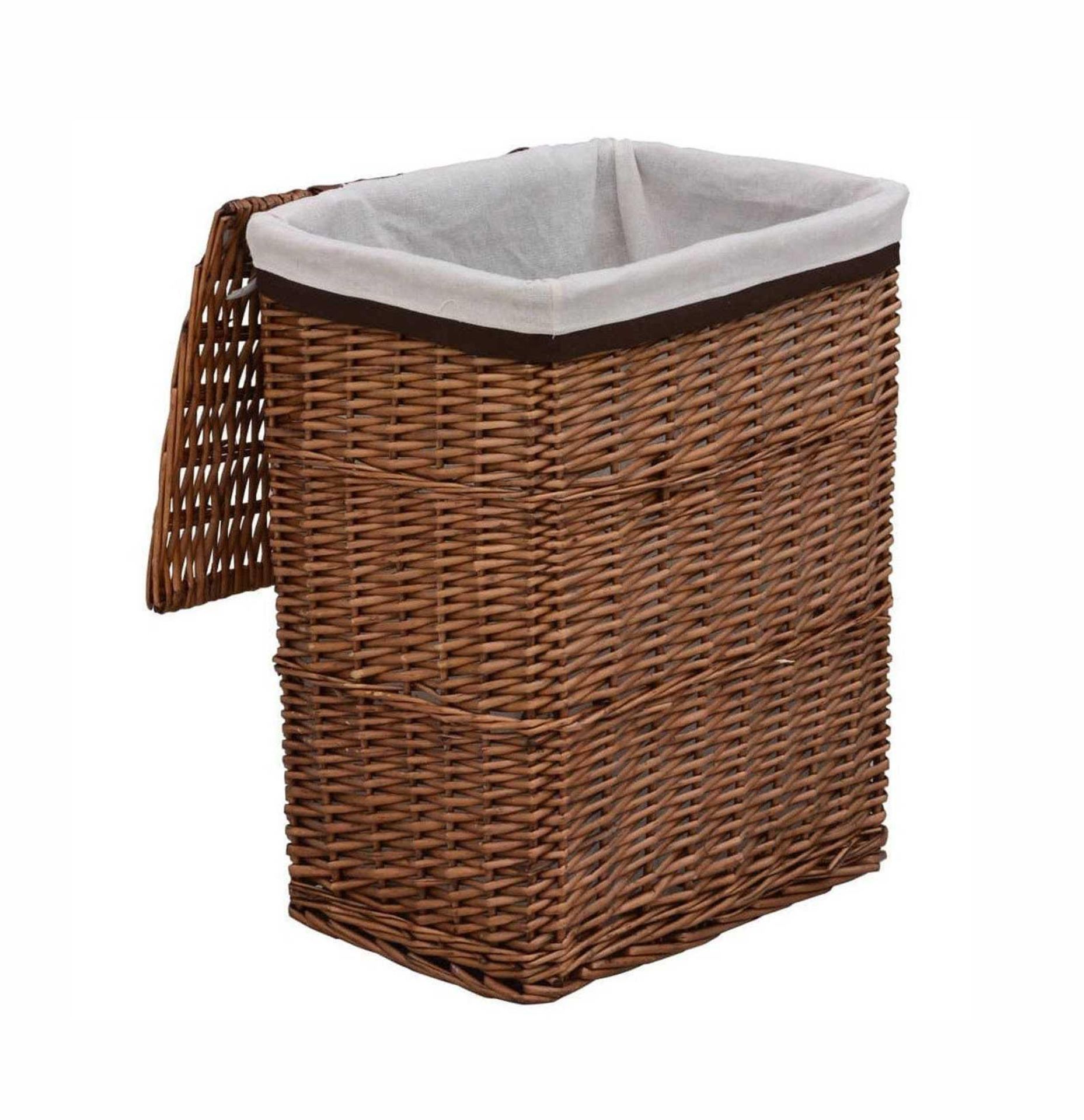 RRP £80 Woven Willow Laundry Basket