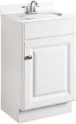 RRP £290 Boxed Design House 597211 Wyndham Unassembled Bathroom Vanity Cabinet Without Top, 30 X 21/