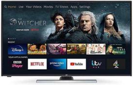 RRP £350 Boxed Jvc Fire Tv Edition 55'' Smart 4K Ultra Hd Hdr Led Tv(Sp)