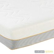 RRP £250 Bagged Dormeo Options Hybrid, Memory Foam And Pocket Sprung Mattress, Firmness Medium/Firm,