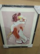 RRP £100 Nude Figure Study Ii By Gretchen Kelly Wall Art