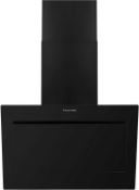 RRP £150 Boxed Russell Hobbs 90Cm Angled Black Glass Chimney Cooker (Sp)