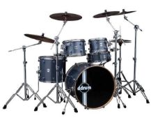 RRP £580 Boxed Drum Reflex Pocket 20 5- Piece Finish Drum Kit  (Sp)