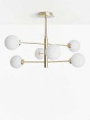 RRP £215 Boxed Parity 6 Light Ceiling Light