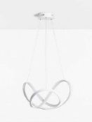 RRP £165 Unboxed White Circular Ceiling Light(01629360) (Sp)