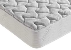 RRP £250 Rolled Dormeo 150X200Cm Silver Memory Deluxe Mattress