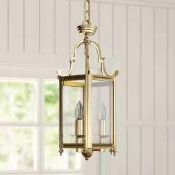 RRP £200 Boxed Abston 3 Light Lantern Pendant