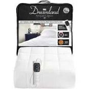 RRP £80 Bagged Dreamland 200 Thread Count Cotton Heated Mattress Protector
