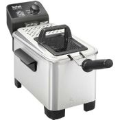 RRP £120 Lot To Contain X2 Items, Dualit Milk Frother, Tefal Fr333040 Easypro Deep Fat Fryer
