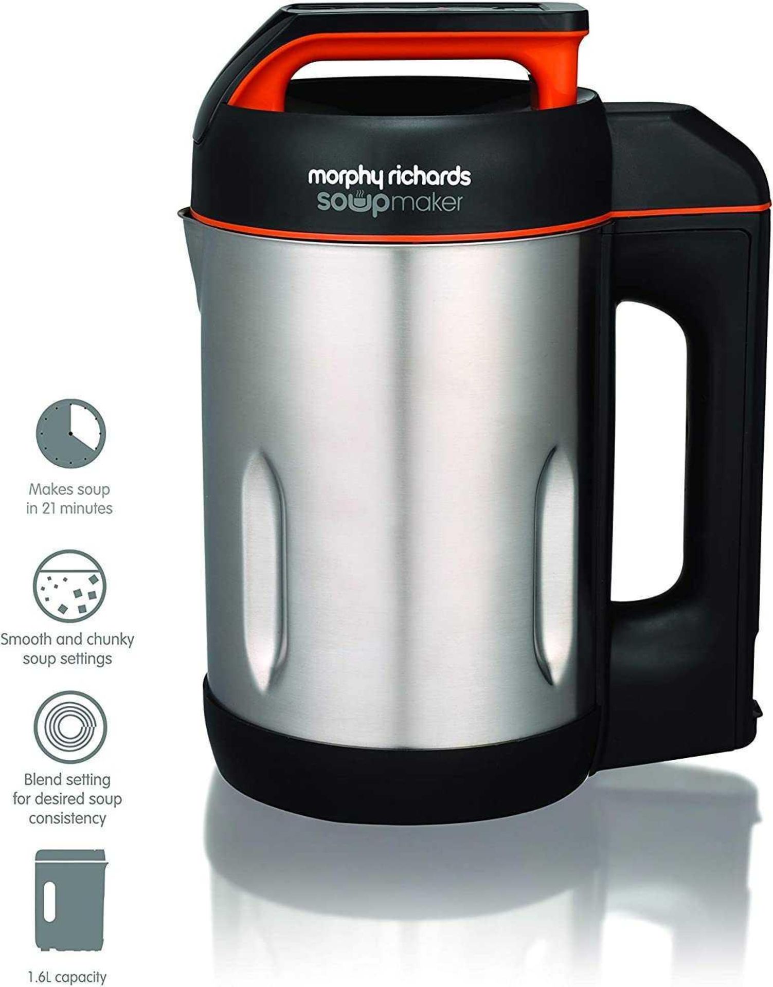 RRP £80 Boxed Morphy Richards Compact Soup Maker