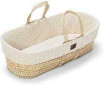 RRP £70 Boxed 88X47X29Cm Moses Basket