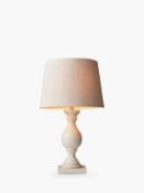RRP £100 Boxed John Lewis Bay Lighting Sammie Wooden Table Lamp