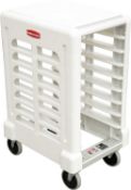 RRP £700 Boxed Rubbermaid 33Cm Max System End Loader Rack â White(Jj)