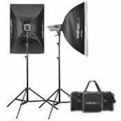 RRP £1100 Boxed Brand New Wallimex Professional Studio Lighting Kit