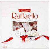 RRP £279 New And Sealed Pallet To Contain (17Item), Ferrero Raffaello Coconut Almond Pralines, Large