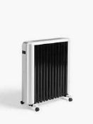 RRP £100 Boxed John Lewis 2500W Oil Filled Radiator Digital Display And Remote Control