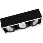 RRP £420 Boxed Ledvance  White Aluminium Housing Black Spotlight