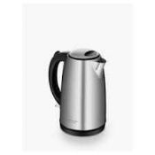 RRP £100 Lot To Contain X3 Items, 1.7L Brushed Stainless Steel Kettle, X2 John Lewis Jug Kettle
