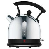 RRP £100 Boxed Dualit 2L Dome Kettle In Silver