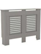 RRP £100 Boxed Vida Designs Milton Radiator Cover In Grey