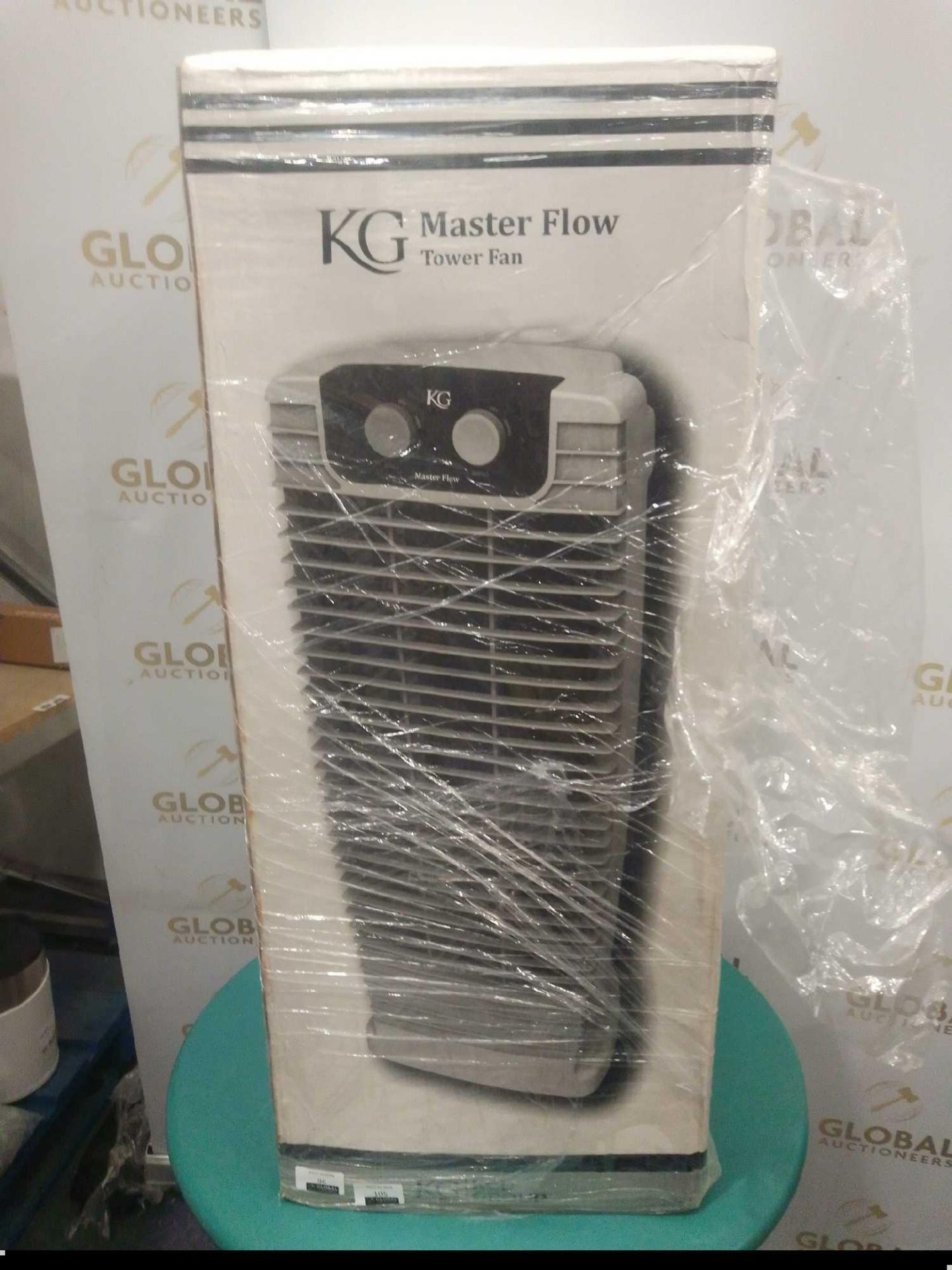 RRP £100 Boxed Kg Master Flow Tower Fan - Image 3 of 4