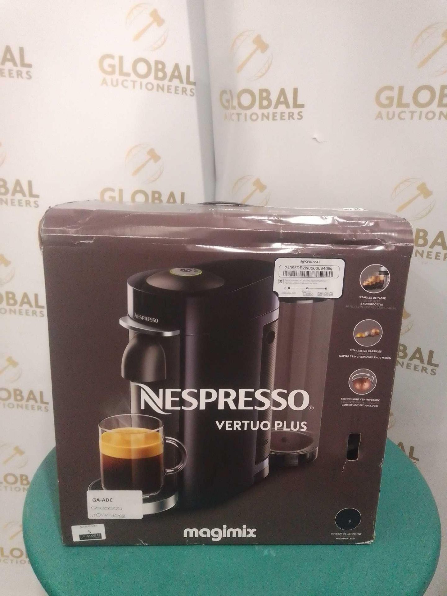 RRP £200 Boxed Nespresso Vertuo Plus Magimix Coffee Machine - Image 3 of 4